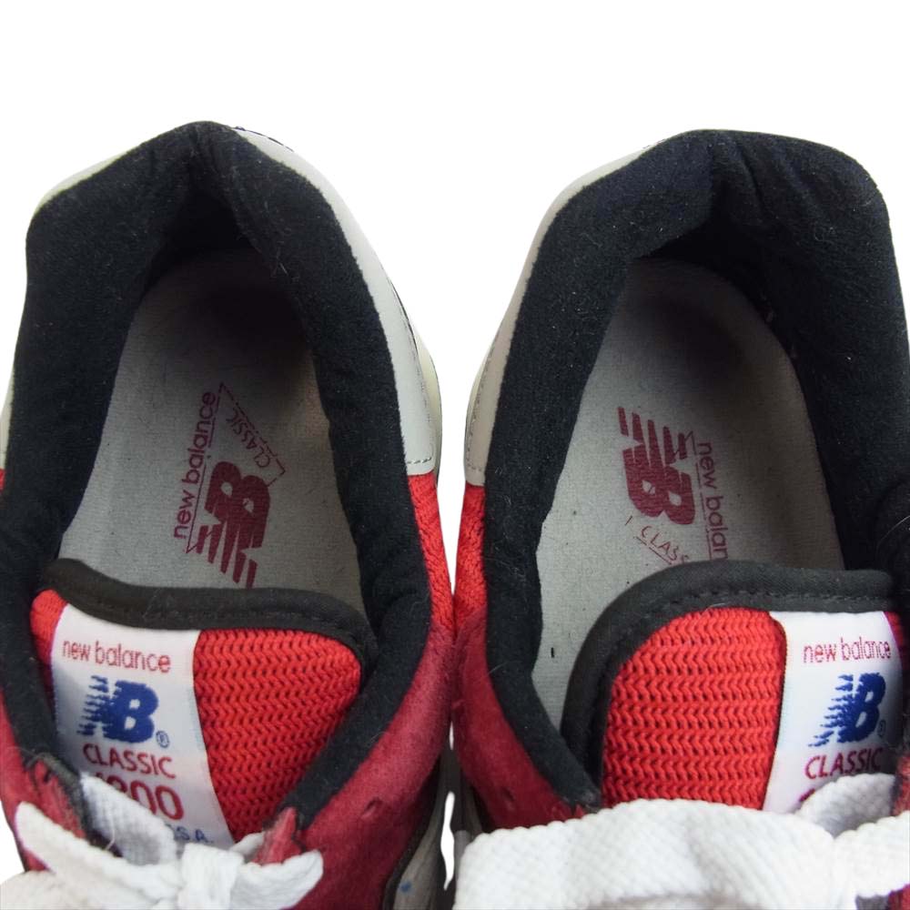 NEW BALANCE ニューバランス M1300MO USA製 スエード スニーカー レッド系 27.5cm【新古品】【未使用】【中古】