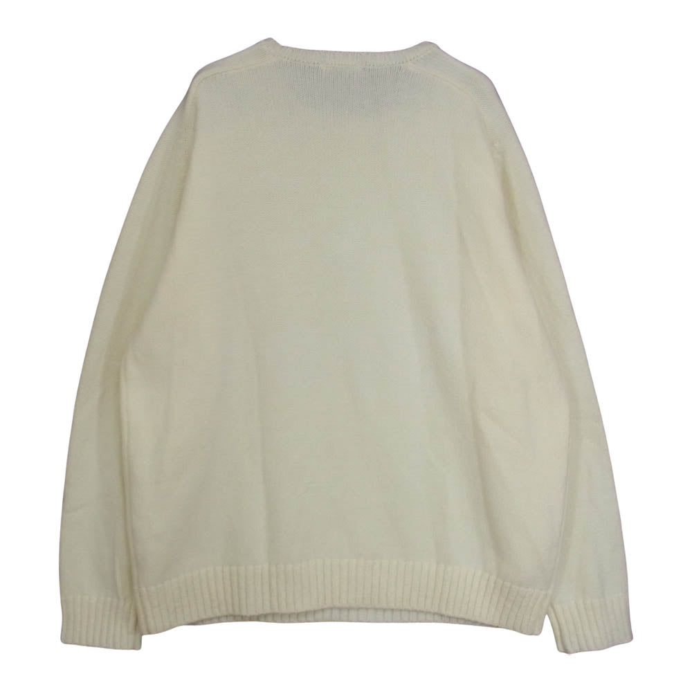 ユニバーサルプロダクツ 161-60201 クルーネック ニット ホワイト ホワイト系 3【中古】