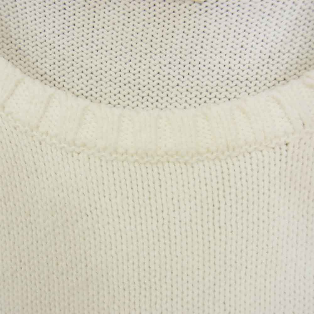 ユニバーサルプロダクツ 161-60201 クルーネック ニット ホワイト ホワイト系 3【中古】