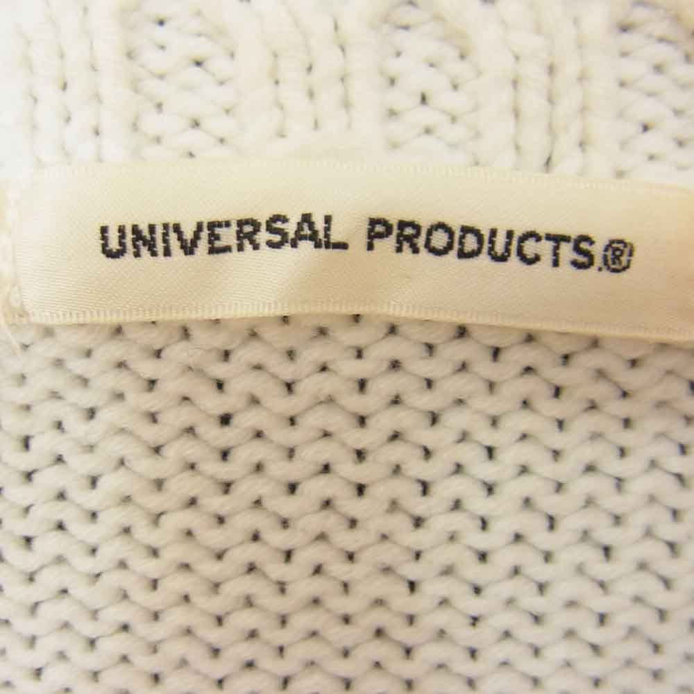 ユニバーサルプロダクツ 161-60201 クルーネック ニット ホワイト ホワイト系 3【中古】