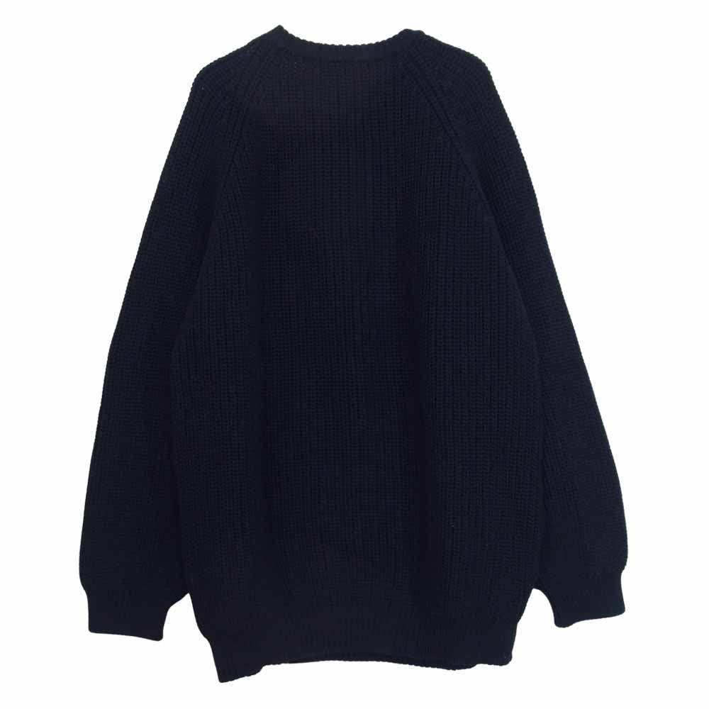 ユニバーサルプロダクツ 143-60203 ローゲージ クルーネック ニット ネイビー ネイビー系 L【中古】