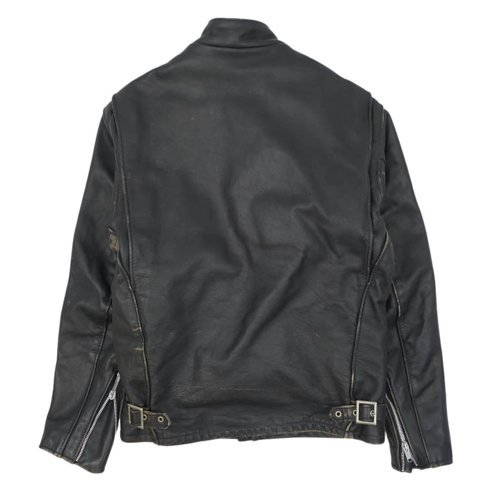 schott ショット USA製 641 ボアライナー シングル レザー ライダース 