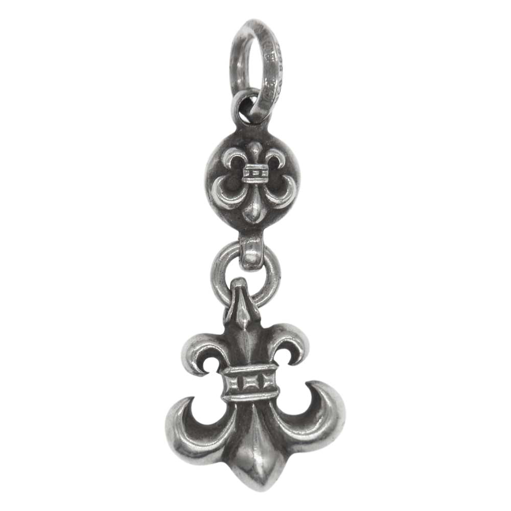 CHROME HEARTS クロムハーツ（原本有） 1 BALL BS BS FLEUR ワンボール フレア ペンダントトップ シルバー系【中古】