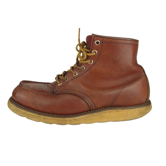 RED WING レッドウィング 半円犬タグ 875 アイリッシュセッター レースアップ ブーツ ブラウン系 8E【中古】