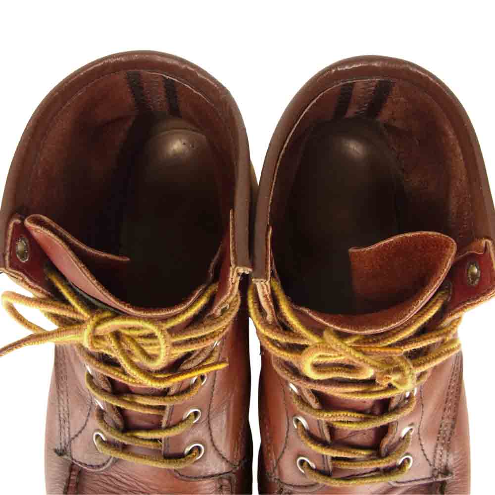 RED WING レッドウィング 半円犬タグ 875 アイリッシュセッター レースアップ ブーツ ブラウン系 8E【中古】