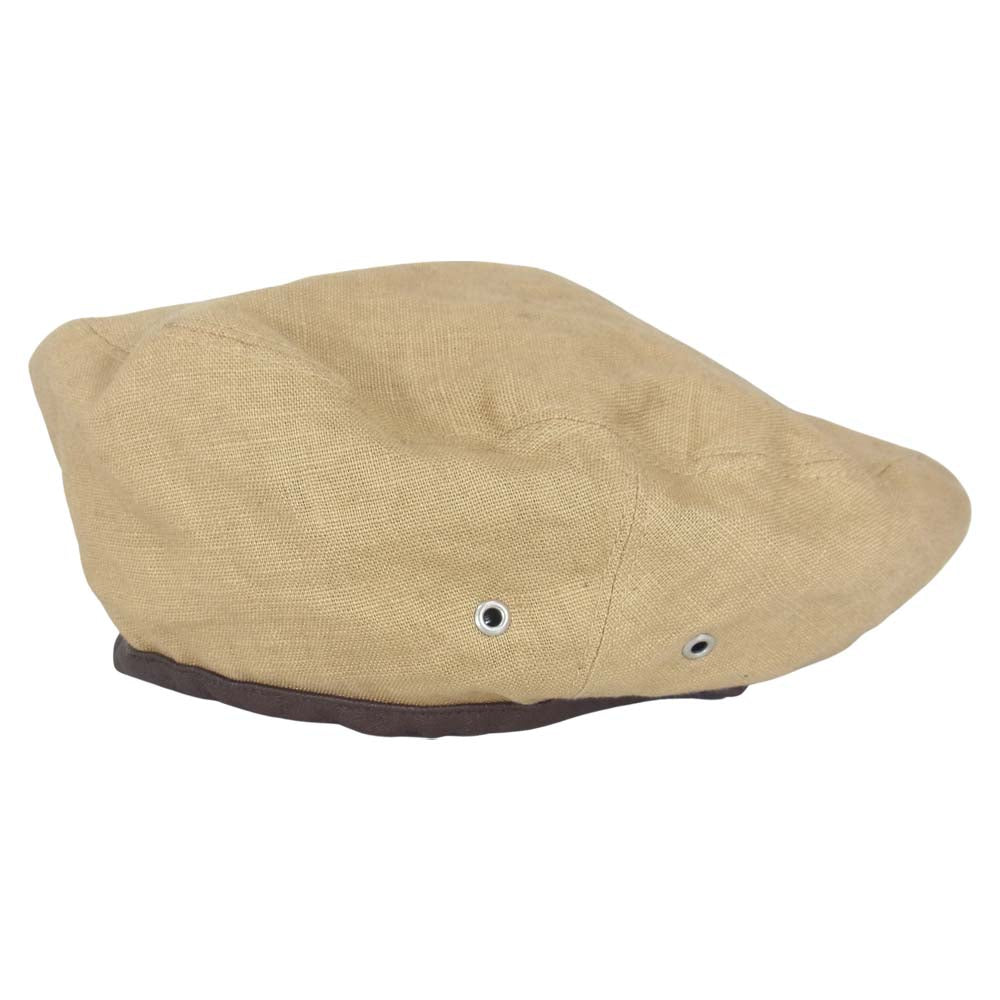 マイティシャイン リネン ベレー帽 ベージュ系 M【中古】