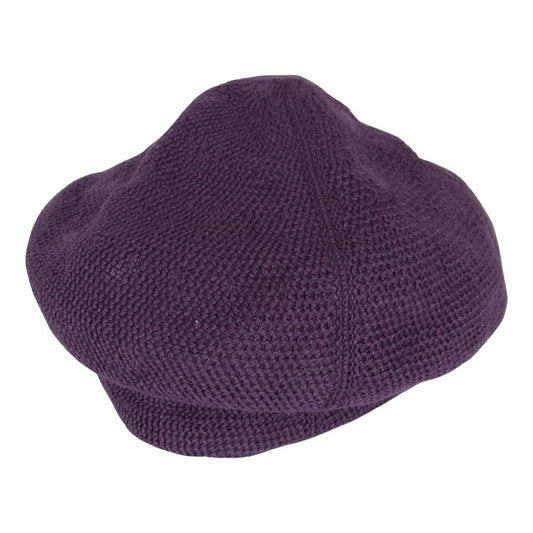 ザエイチダブリュードッグアンドコー D-00431 MESH LINEN BERET メッシュ リネン ベレー帽 パープル パープル系【中古】