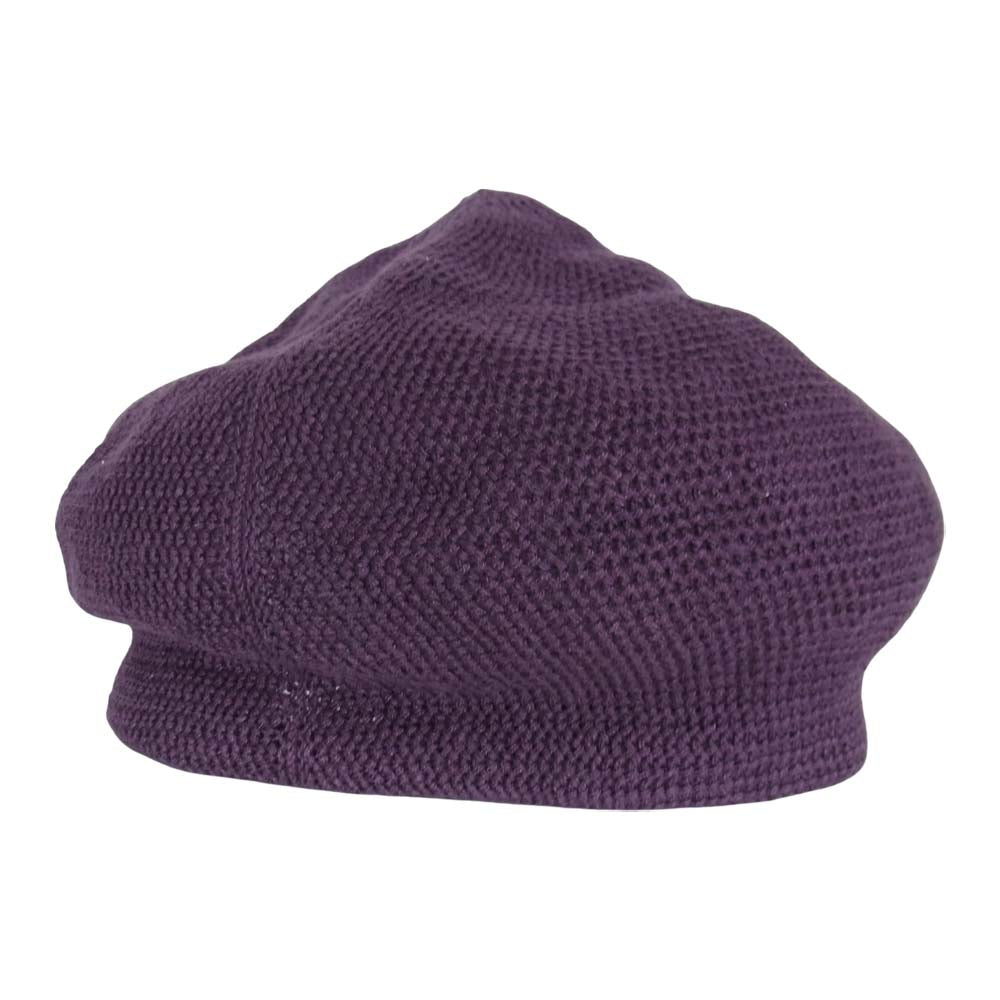 ザエイチダブリュードッグアンドコー D-00431 MESH LINEN BERET メッシュ リネン ベレー帽 パープル パープル系【中古】