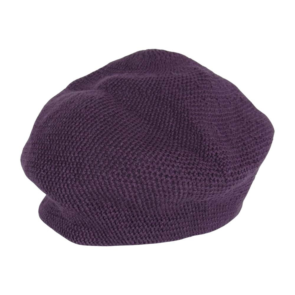 ザエイチダブリュードッグアンドコー D-00431 MESH LINEN BERET メッシュ リネン ベレー帽 パープル パープル系【中古】