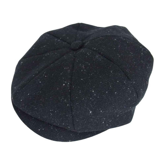 The REAL McCOY'S ザリアルマッコイズ ジョーマッコイ Joe McCoy FRECK NEP NEWSBOY CAP キャスケット ブラック系 7 1/4【中古】