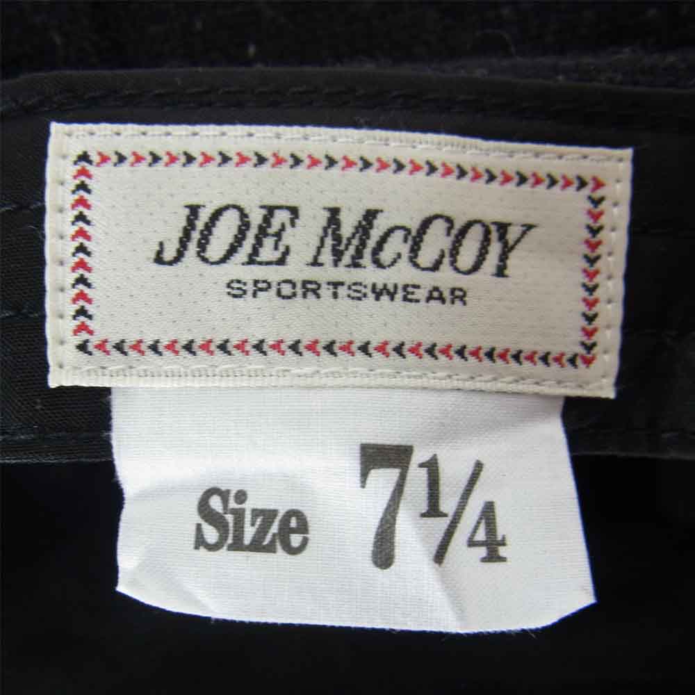 The REAL McCOY'S ザリアルマッコイズ ジョーマッコイ Joe McCoy FRECK NEP NEWSBOY CAP キャスケット ブラック系 7 1/4【中古】