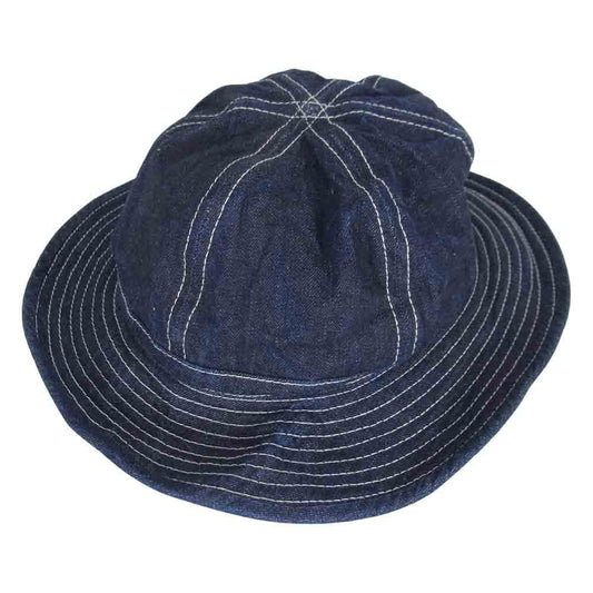 The REAL McCOY'S ザリアルマッコイズ U.S. ARMY DENIM HAT アーミー デニム ワーク ハット ネイビー系 7 3/4【中古】