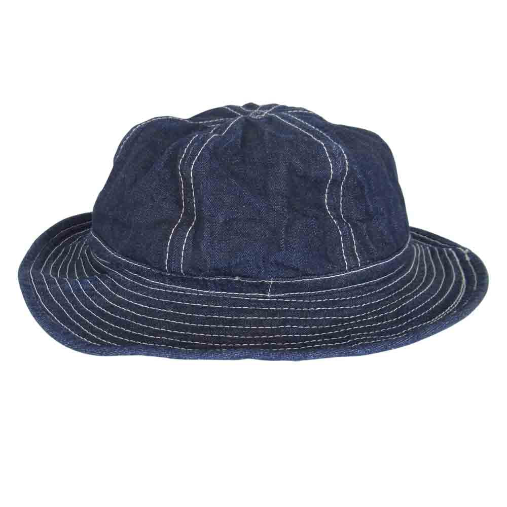 The REAL McCOY'S ザリアルマッコイズ U.S. ARMY DENIM HAT アーミー デニム ワーク ハット ネイビー系 7 3/4【中古】