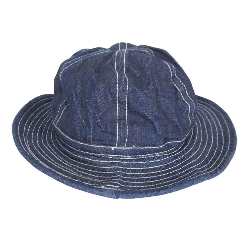 The REAL McCOY'S ザリアルマッコイズ U.S. ARMY DENIM HAT アーミー デニム ワーク ハット ネイビー系 7 3/4【中古】