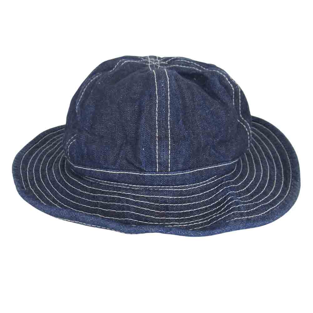 The REAL McCOY'S ザリアルマッコイズ U.S. ARMY DENIM HAT アーミー デニム ワーク ハット ネイビー系 7 3/4【中古】