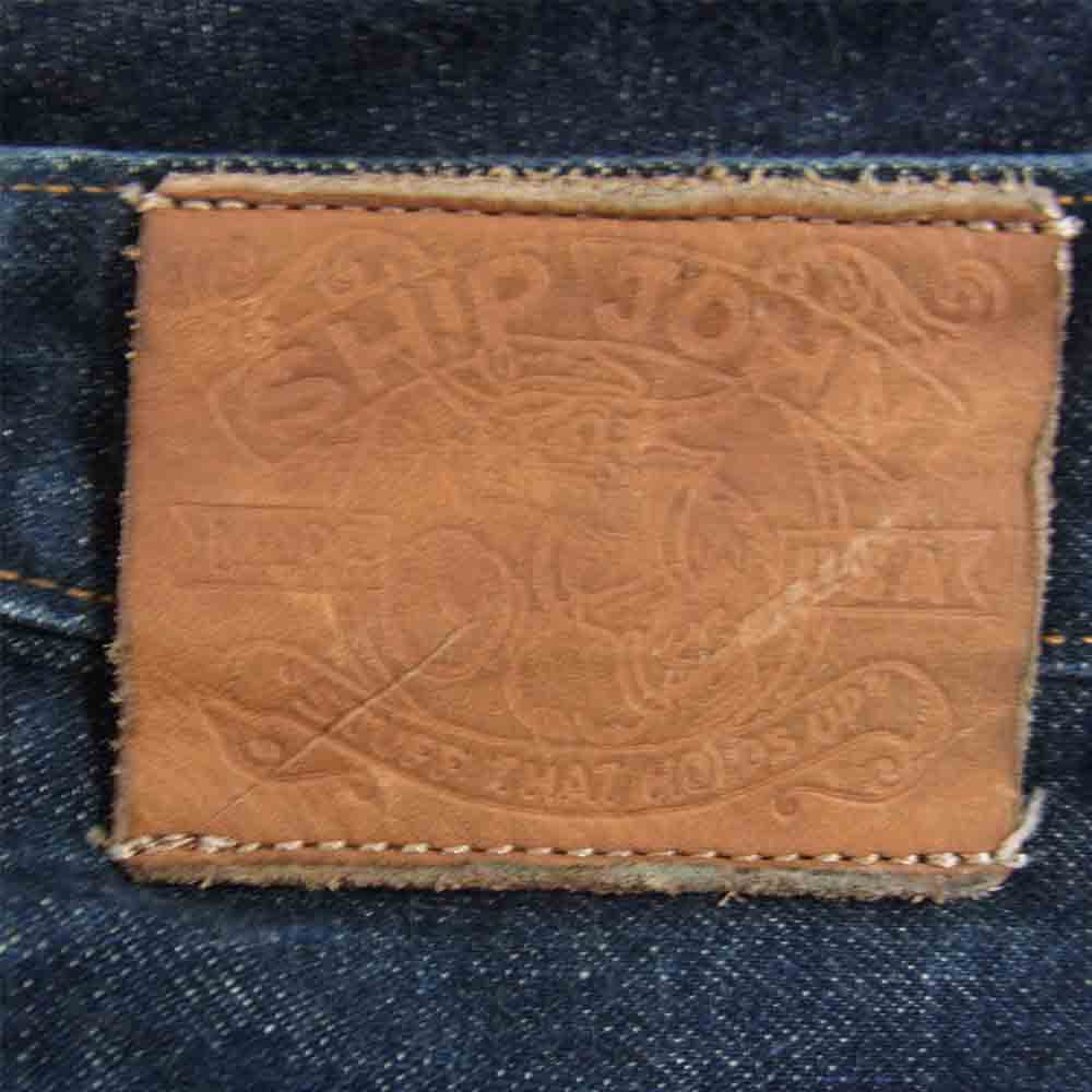 シップ ジョン 米国製 shaver-01 シェーバー デニム パンツ インディゴ インディゴブルー系 33【中古】
