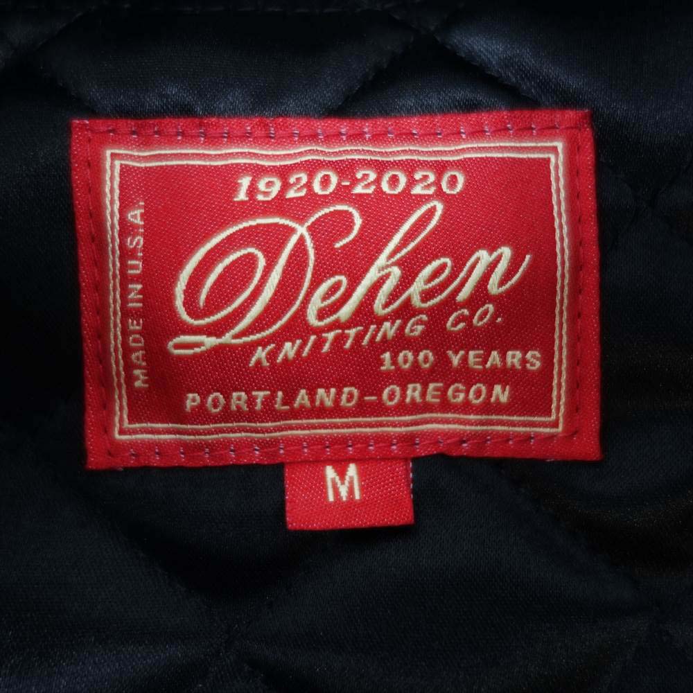 ディーエン 米国製 CAR COAT 創業100周年 限定 モデル チェック柄 カークラブ クリッカー コート ヴァーシティ ジャケット レッド系 M【中古】