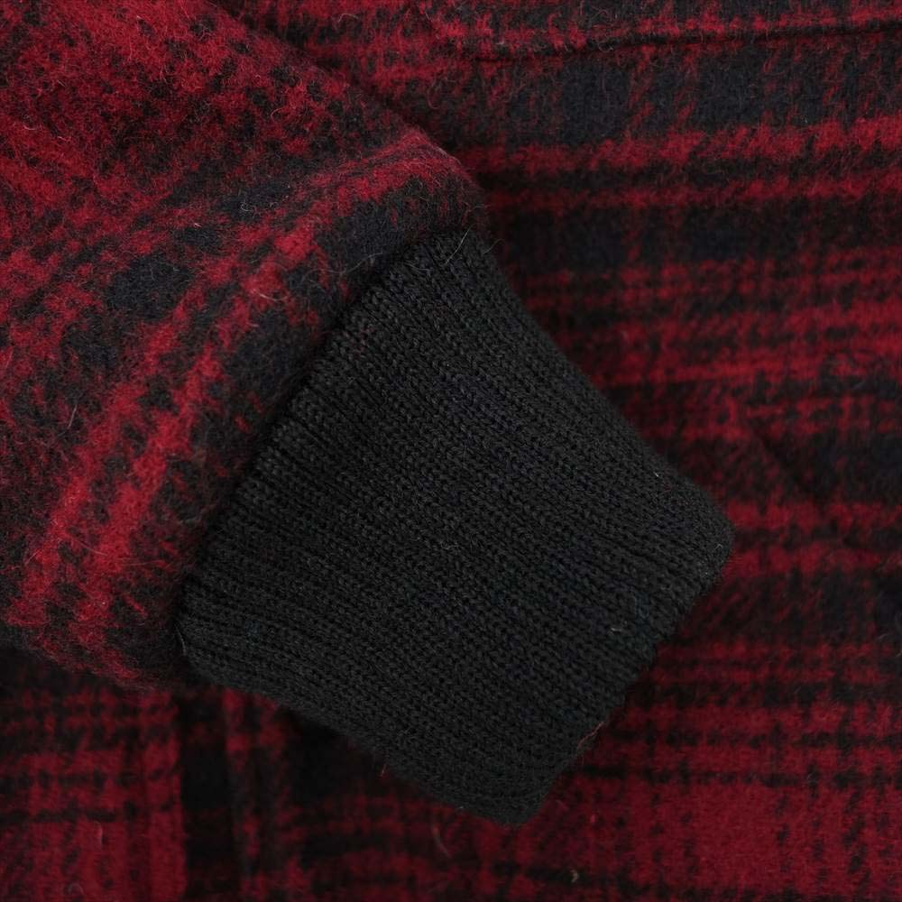 ディーエン 米国製 CAR COAT 創業100周年 限定 モデル チェック柄 カークラブ クリッカー コート ヴァーシティ ジャケット レッド系 M【中古】