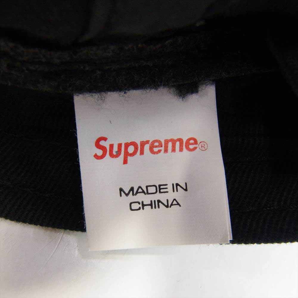 Supreme シュプリーム REVERSE LOGO 6 PANEL キャップ ブラック系【新古品】【未使用】【中古】
