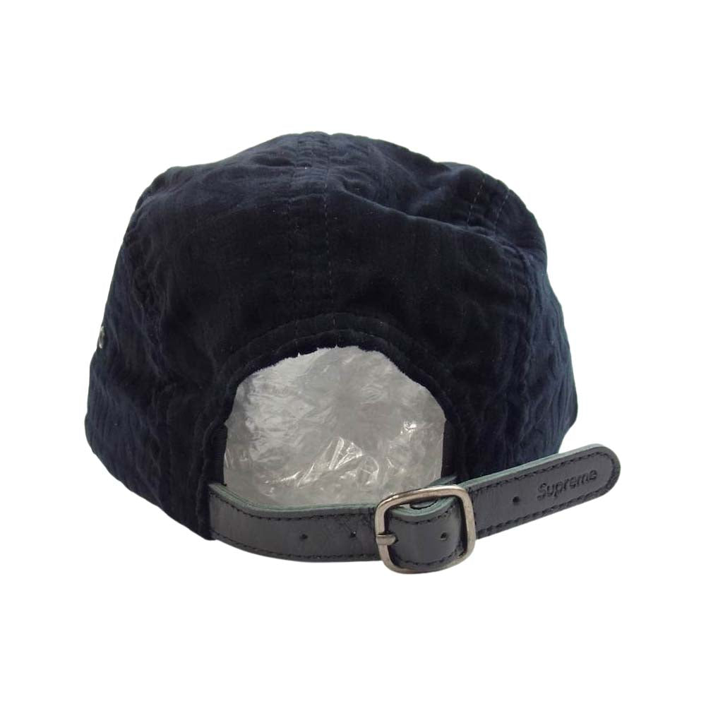 Supreme シュプリーム VELVET PATTERN CAMP CAP ベルベット キャップ ブラック系【新古品】【未使用】【中古】