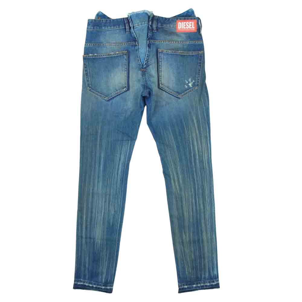 DIESEL ディーゼル RED TAG Shayne Oliver シェーン オリバー 再構築 ダメージ加工 デニム パンツ インディゴブルー系 30【中古】