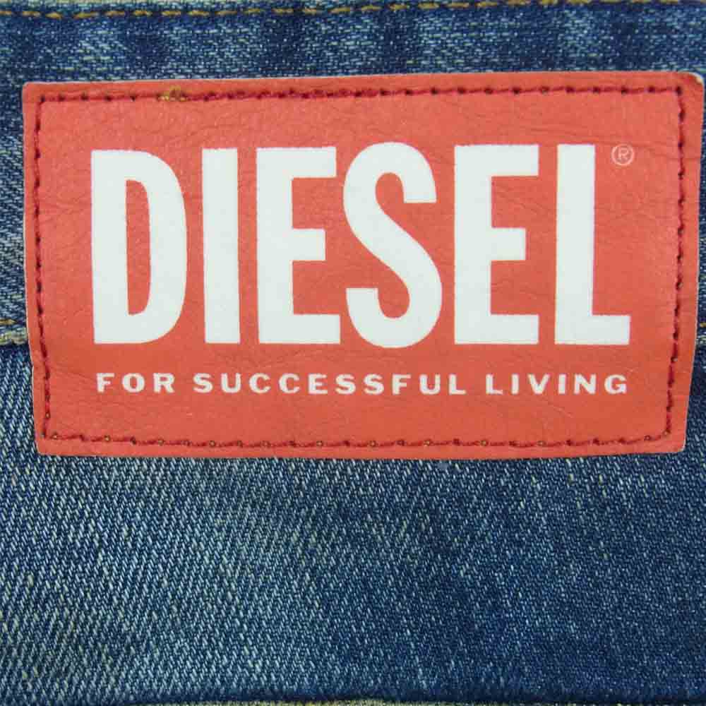 DIESEL ディーゼル RED TAG Shayne Oliver シェーン オリバー 再構築 ダメージ加工 デニム パンツ インディゴブルー系 30【中古】