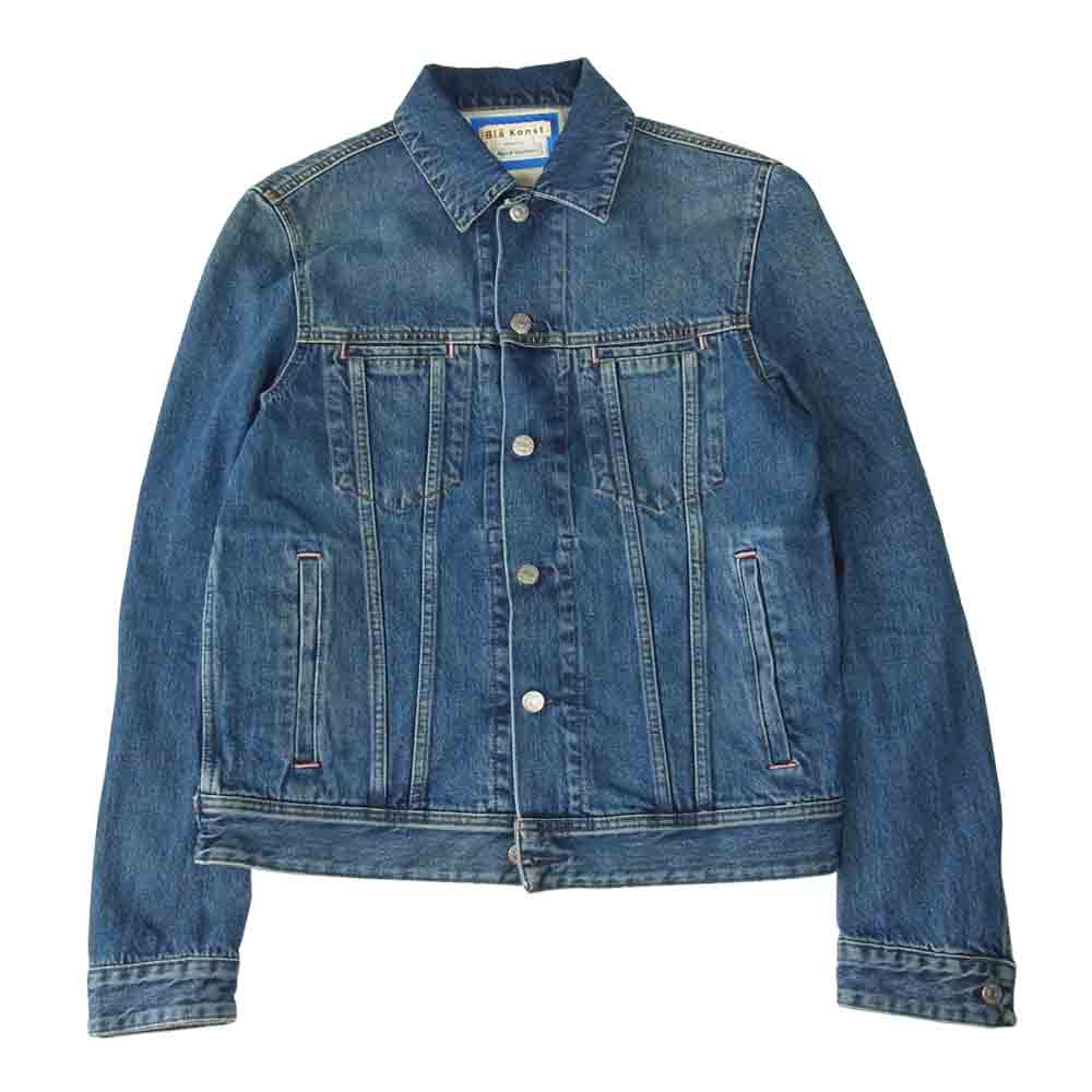 ACNE STUDIOS アクネストゥディオズ 22IC73 Bla Konst イタリア製 Pass Mid Blue デニム ジャケット  インディゴブルー系 46【中古】