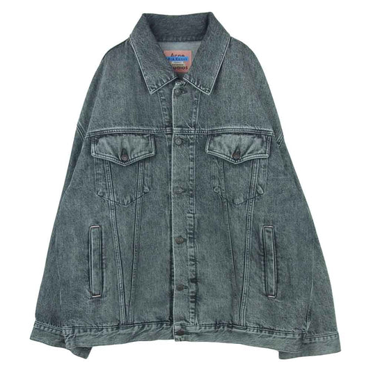 ACNE STUDIOS アクネストゥディオズ C90027 Bla Konst OVER SIZE DENIM JACKET オーバー サイズ デニム ジャケット グレー系【美品】【中古】