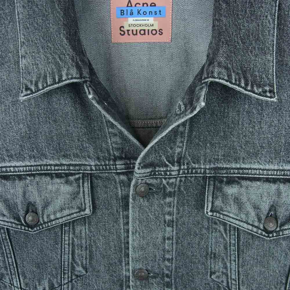 ACNE STUDIOS アクネストゥディオズ C90027 Bla Konst OVER SIZE DENIM JACKET オーバー サイズ デニム ジャケット グレー系【美品】【中古】