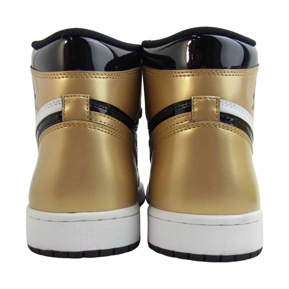 NIKE ナイキ 861428-007 AIR JORDAN 1 エアジョーダン1 RETRO HIGH レトロハイ OG NRG GOLD TOE オージーゴールドトゥ スニーカー ブラック系 27.5cm【新古品】【未使用】【中古】