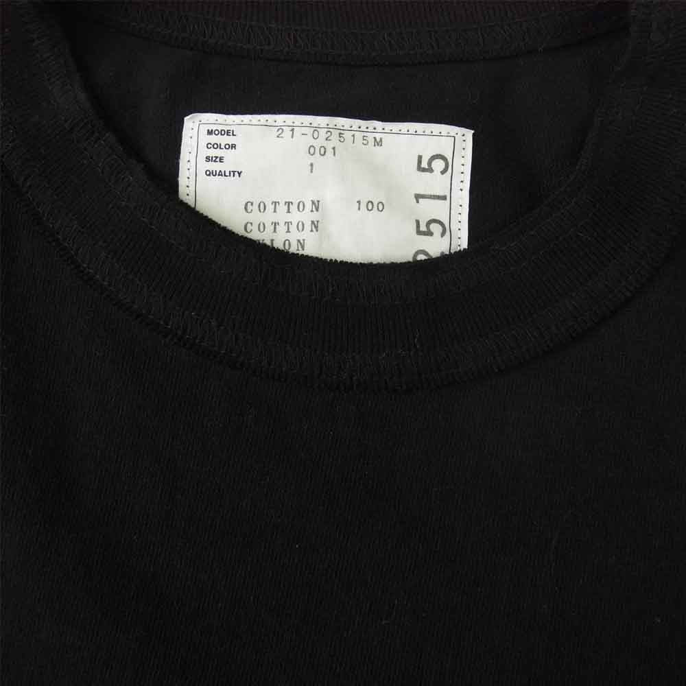 身幅51cmsacai サカイ　ロングTシャツ　ロンT 21-02515M 長袖Tシャツ
