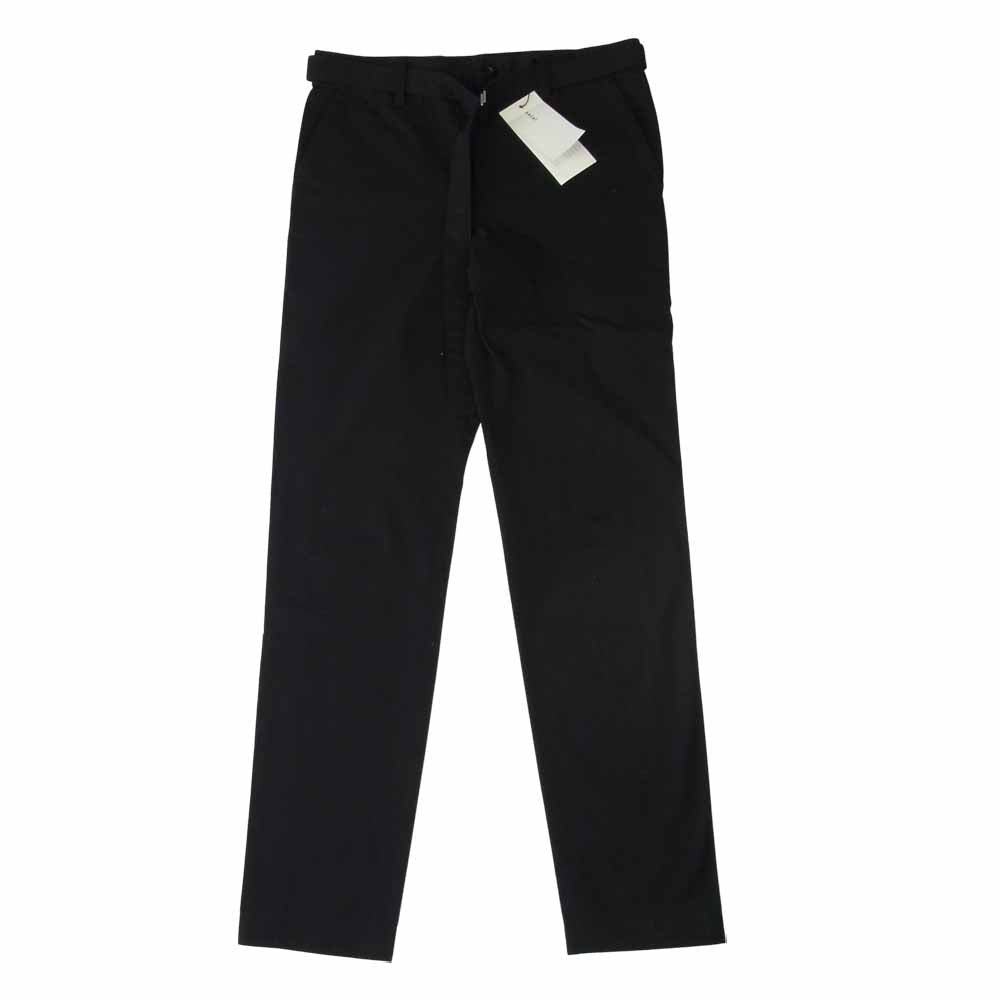 Sacai サカイ 20AW 20-02324M cotton oxford pants コットン オックスフォード パンツ ブラック系  1【美品】【中古】