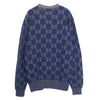 GUCCI グッチ 614746 国内正規品 CG 総柄 コットン ジャガード カーディガン ネイビー系 M【中古】