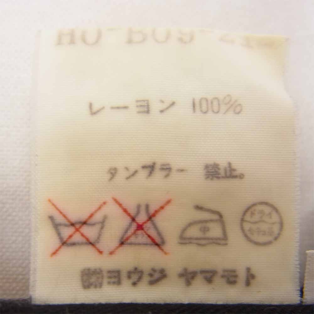 Yohji Yamamoto ヨウジヤマモト POUR HOMME プールオム オーバーサイズ レーヨン シャツ ブラック系 M【中古】