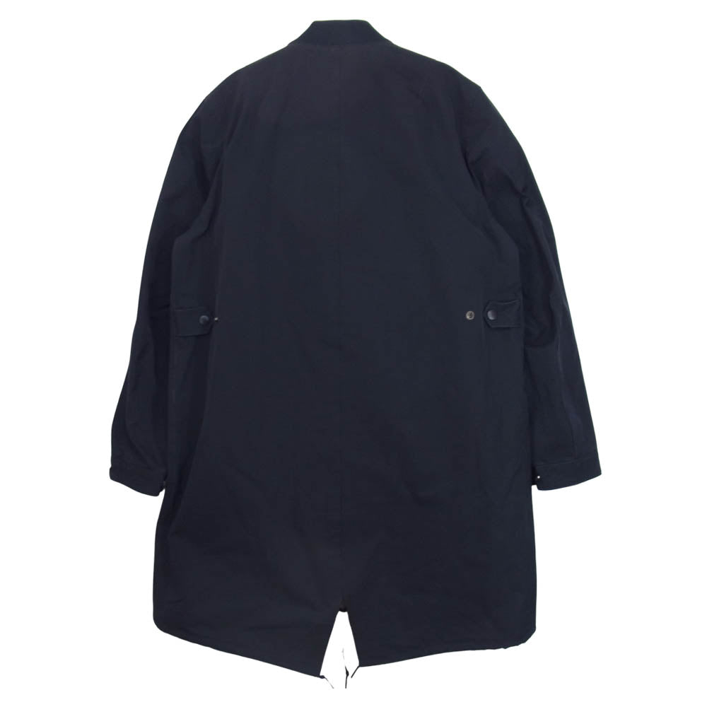 FRED PERRY フレッドペリー F2478 FISHTAIL BOMBER COAT 3way キルティングベストライナー フィッシュテール ボンバー コート ネイビー系 S【中古】