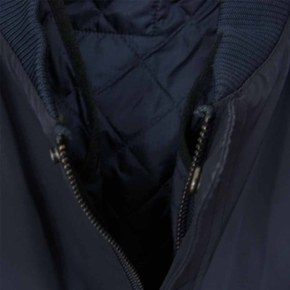 FRED PERRY フレッドペリー F2478 FISHTAIL BOMBER COAT 3way キルティングベストライナー フィッシュテール ボンバー コート ネイビー系 S【中古】