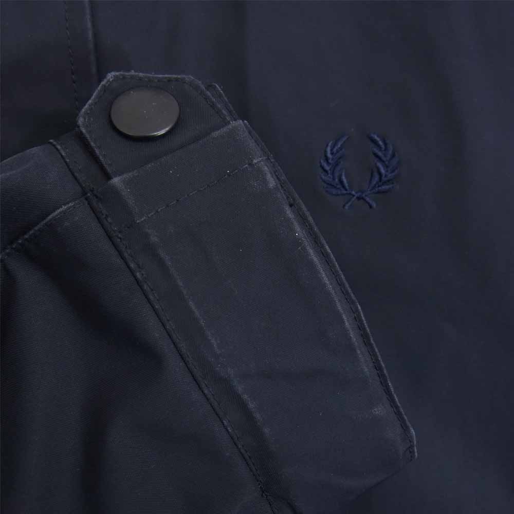 FRED PERRY フレッドペリー F2478 FISHTAIL BOMBER COAT 3way キルティングベストライナー フィッシュテール ボンバー コート ネイビー系 S【中古】