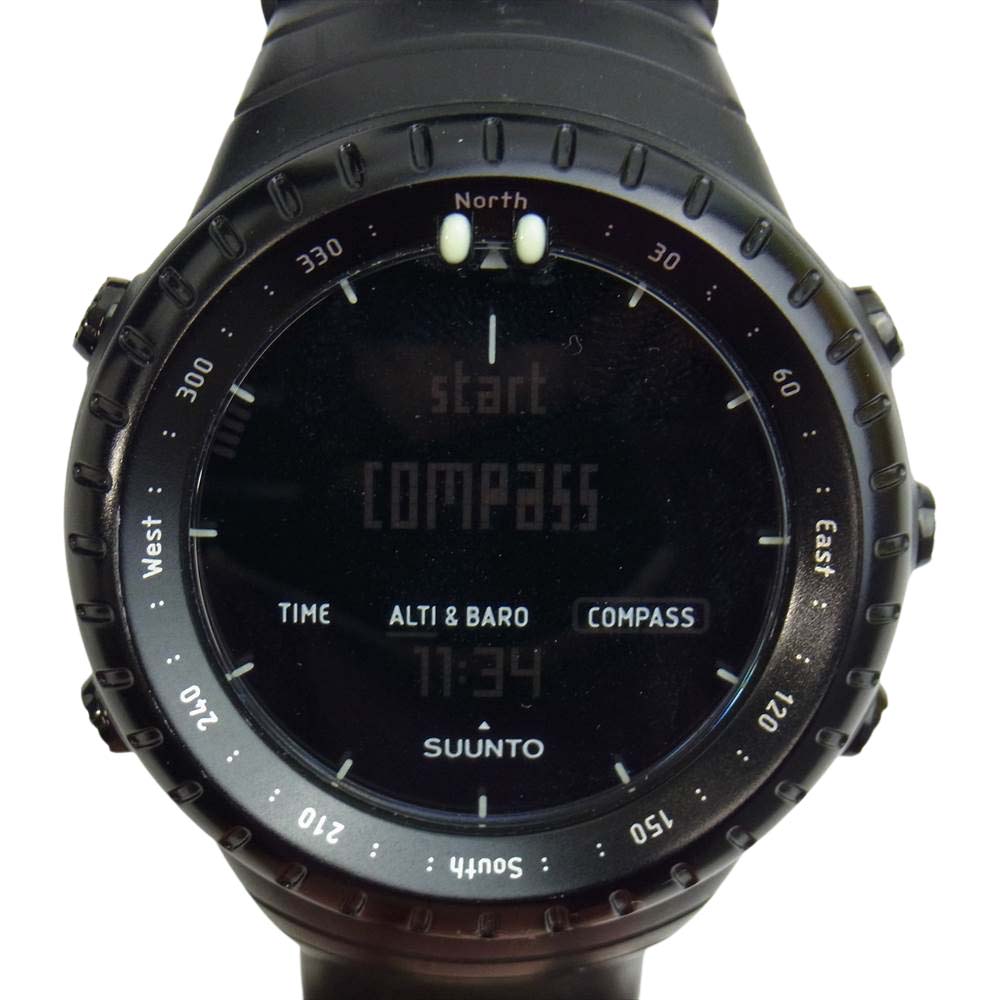 SUUNTO スント SS014279010 Suunto Core All Black デジタル 腕時計 ブラック系【中古】