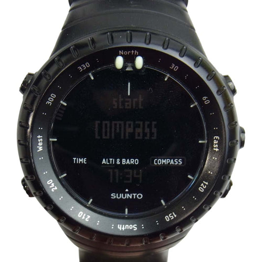 SUUNTO スント SS014279010 Suunto Core All Black デジタル 腕時計 ブラック系【中古】