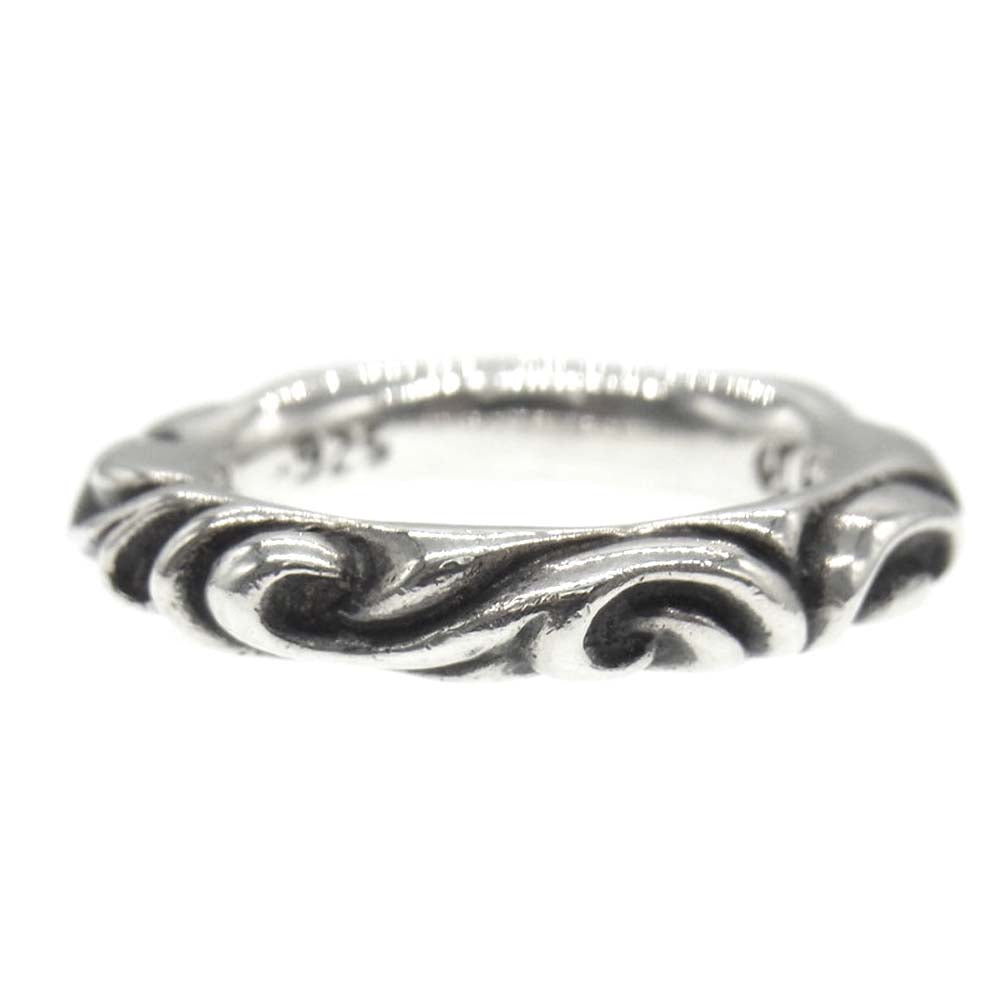 CHROME HEARTS クロムハーツ（原本無） スクロール バンド リング シルバー系【中古】