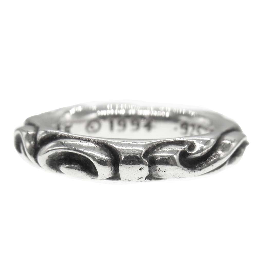 CHROME HEARTS クロムハーツ（原本無） スクロール バンド リング シルバー系【中古】