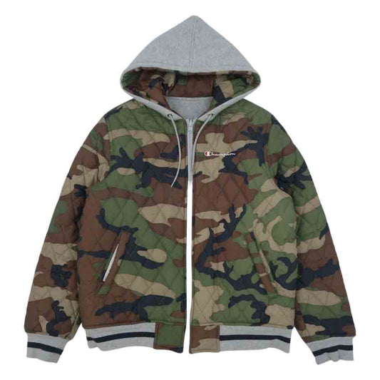 Supreme シュプリーム 14AW Champion Reversible Hooded Jacket チャンピオン リバーシブル フード ジャケット マルチカラー系 S【中古】