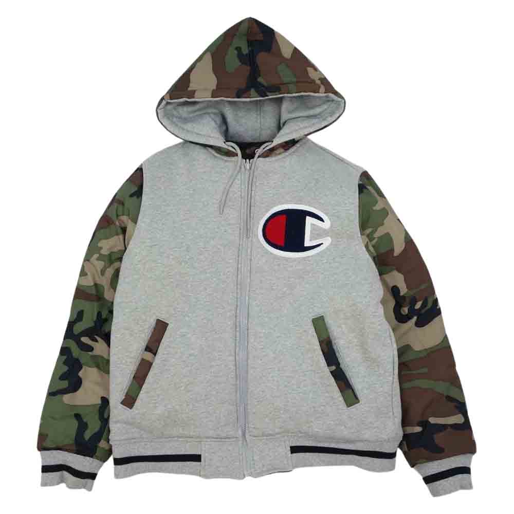 Supreme シュプリーム 14AW Champion Reversible Hooded Jacket チャンピオン リバーシブル フード ジャケット マルチカラー系 S【中古】