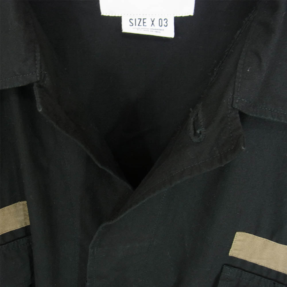 WTAPS ダブルタップス GUARDIAN JACKET ガーディアン シャツ ジャケット ブラック系 03【極上美品】【中古】