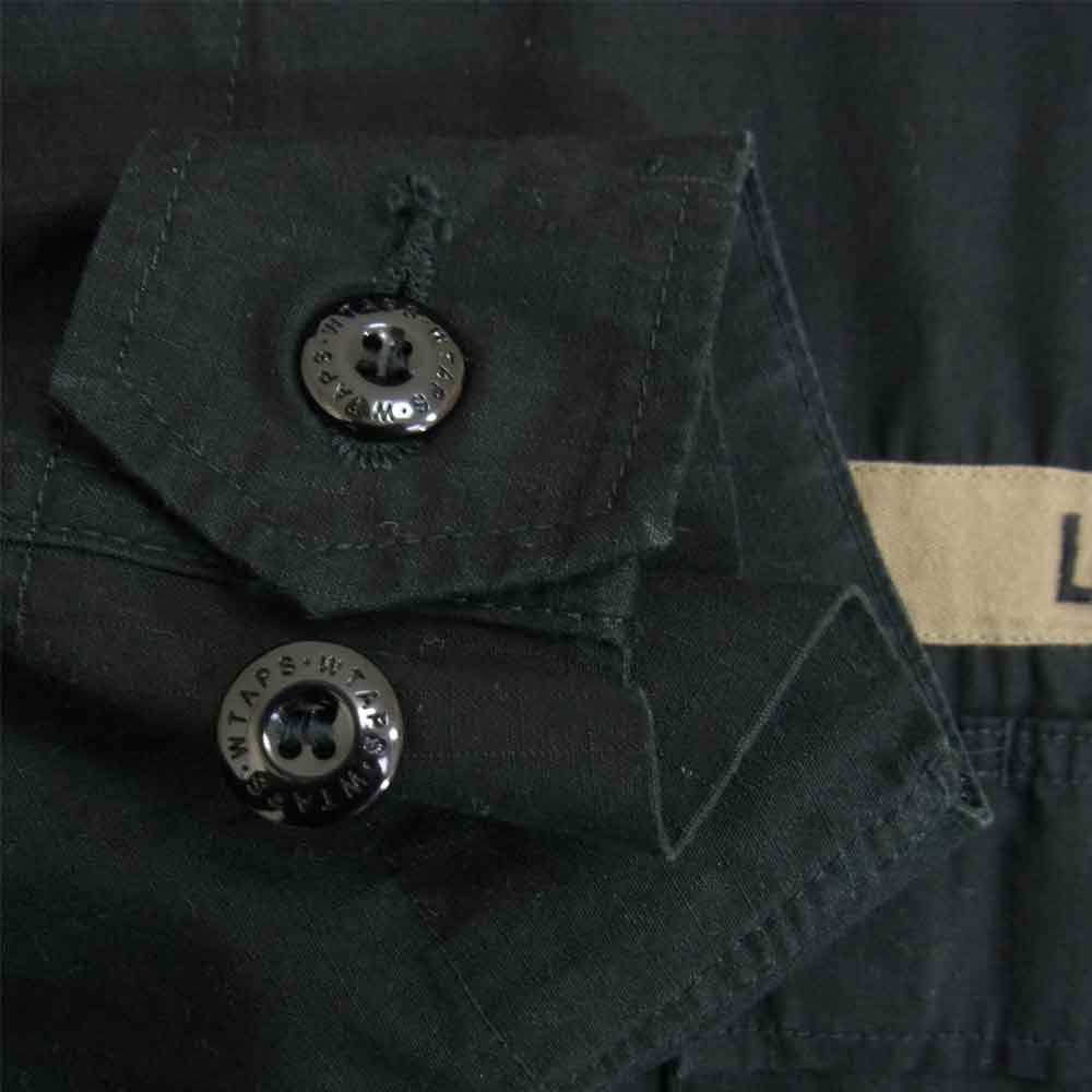 WTAPS ダブルタップス GUARDIAN JACKET ガーディアン シャツ ジャケット ブラック系 03【極上美品】【中古】