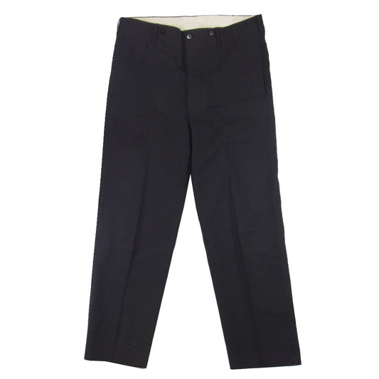 VISVIM ビズビム CAMUS BRACES PANTS WD サスペンダー チノ ワイド パンツ ブラック系 3【極上美品】【中古】