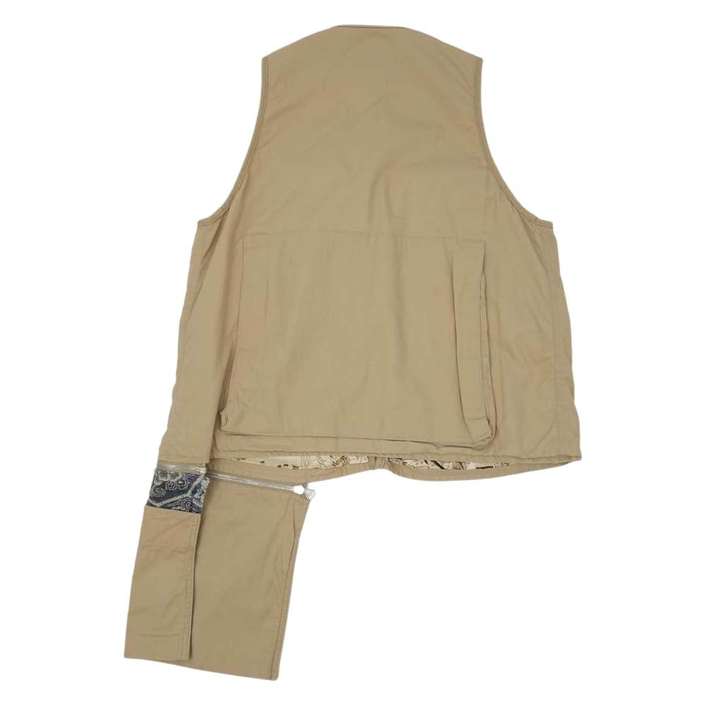VISVIM ビズビム ICT PILAR FISHERMAN VEST フィッシャーマン ベスト ベージュ系 3【極上美品】【中古】