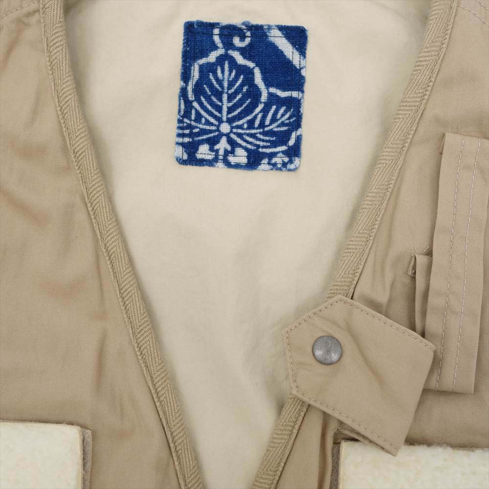 VISVIM ビズビム ICT PILAR FISHERMAN VEST フィッシャーマン ベスト ベージュ系 3【極上美品】【中古】