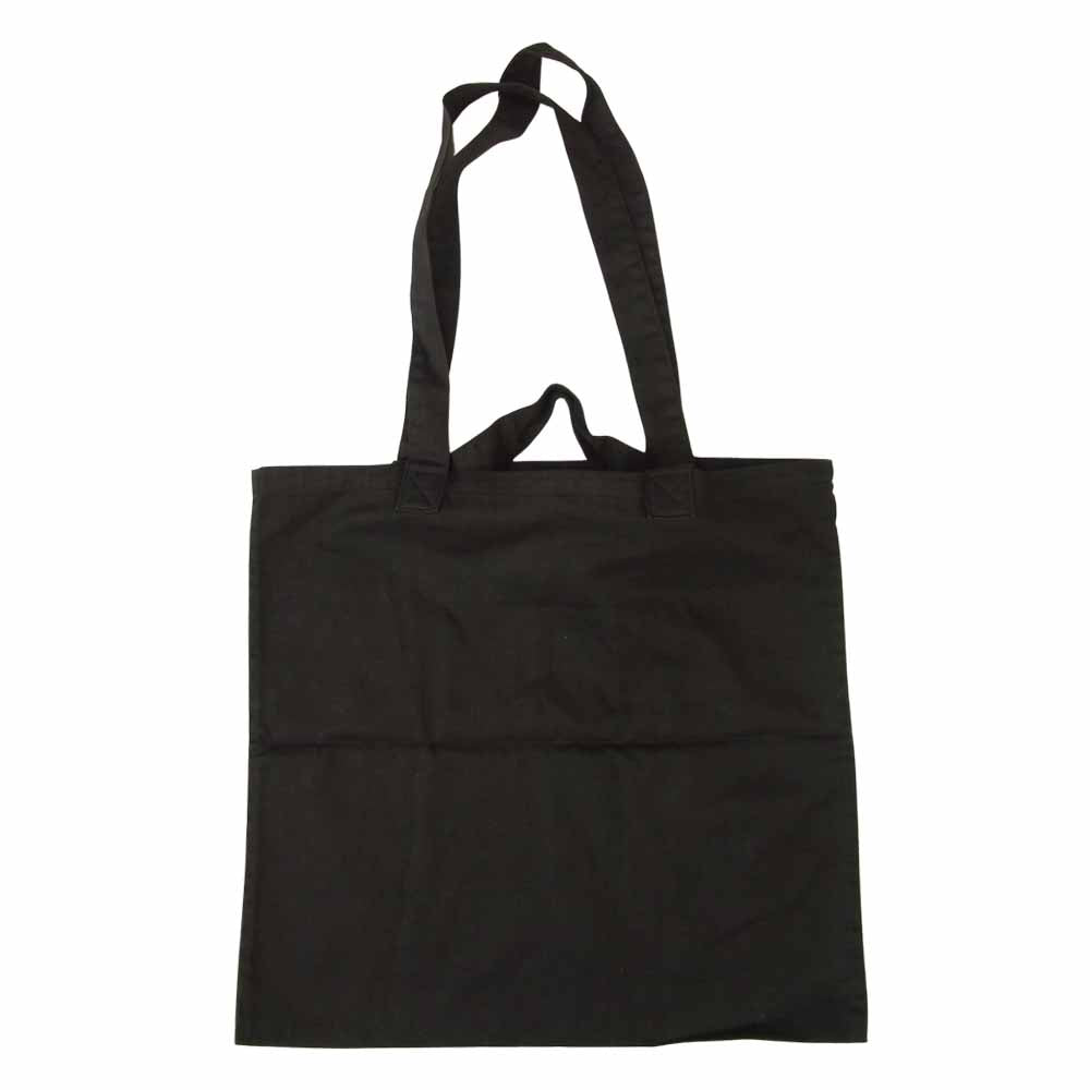 MARGARET HOWELL マーガレットハウエル コットン ショッパー トート バッグ ショッピング トート ブラック系【中古】