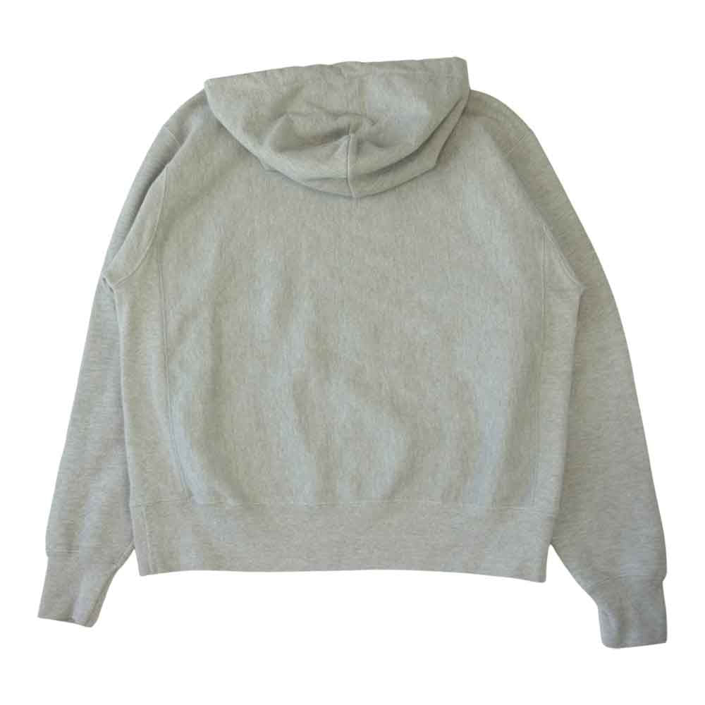 Champion チャンピオン moma hoodie スウェット プルオーバー パーカー  グレー系 L【中古】